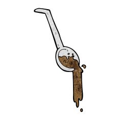 cartoon pouring gravy N12