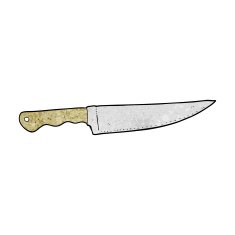 Cartoon Kitchen Knife N43