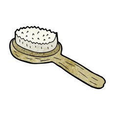 cartoon old brush N13