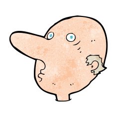 cartoon balding man N26