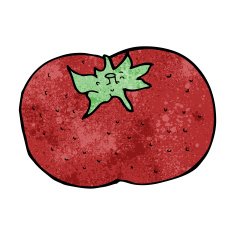 Cartoon Tomato N194