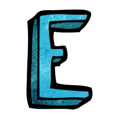 cartoon letter N210