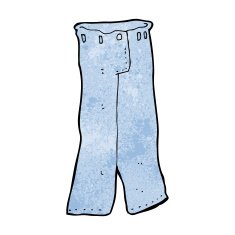cartoon pair of jeans N17
