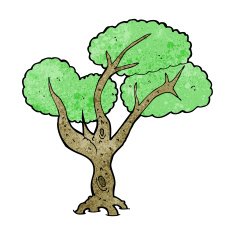 Cartoon Tree N224
