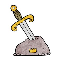 cartoon sword in stone N10