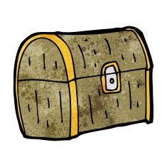 Cartoon Treasure Chest N23