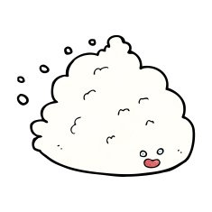 cartoon cloud character N18