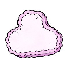 cartoon decorative cloud N48