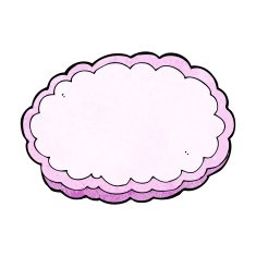 cartoon decorative cloud N49