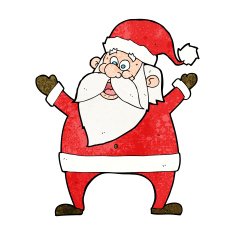 jolly santa cartoon N39