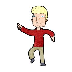 cartoon dancing man N79