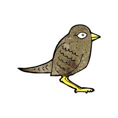 cartoon garden bird N52