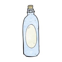 cartoon traditional bottle N25