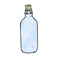 cartoon traditional bottle N26