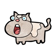 caroton shocked cat N4