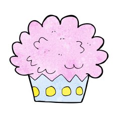 cartoon cup cake N32