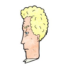 cartoon annoyed man N108