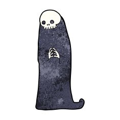cartoon halloween ghoul N22