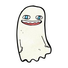 funny cartoon ghost N119
