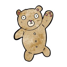 cartoon cute teddy bear N68