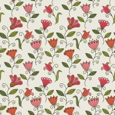 Seamless texture with flowers Endless floral pattern N20
