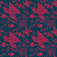 Seamless texture with flowers Endless floral pattern N27