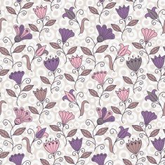 Seamless texture with flowers Endless floral pattern N36