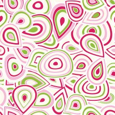 colorful seamless abstract hand-drawn pattern waves background N40