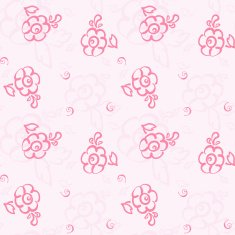 Seamless floral pastel pattern