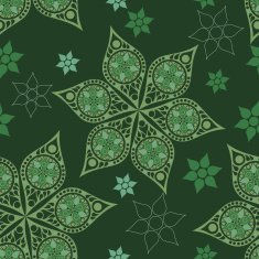Seamless texture with flowers N16