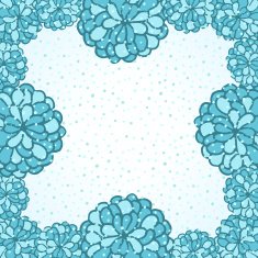 Flower background Floral vector card N7