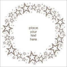 Stars border frame N2