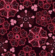 Seamless texture with flowers N47