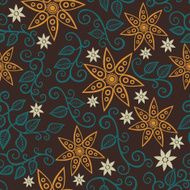 seamless pattern with leaf autumn background N12