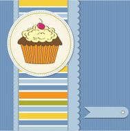 Birthday cupcake N10