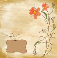 romantic flowers background N16