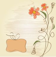 romantic flowers background N17