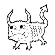 cartoon little demon N35