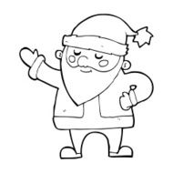 Cartoon Santa Claus N440