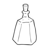 cartoon ink bottle N23