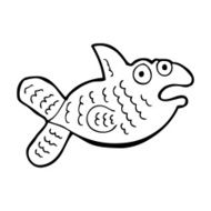 Cartoon Fish N236