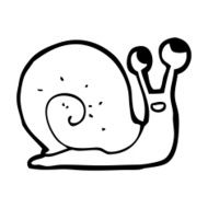 Cartoon Snail N134