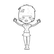 Cartoon Vampire Girl N317