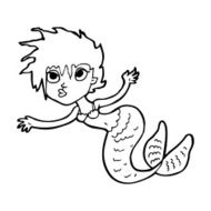 Cartoon Mermaid N87
