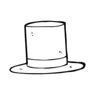 Cartoon Top Hat N24