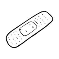 cartoon medical plaster N13