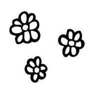 Cartoon Flowers N107