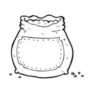 cartoon bag of flour N48