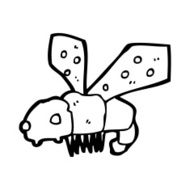Cartoon Bee N156