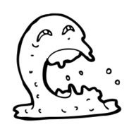 cartoon gross ghost N68